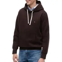 Tommy Hilfiger Sweat-shirt 'ESS SEASONAL' marron châtaigne / blanc