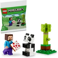 LEGO Steve et le bébé panda - Sachets 30672
