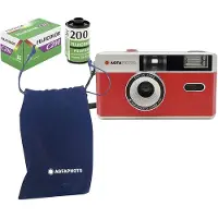 Agfa Kit d'appareil photo argentique 35 mm (pellicule couleur + batterie)