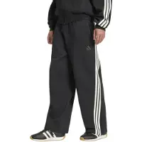 Adidas Pantalon de sport 'KIT 3-Stripes Wide' noir / blanc cassé