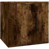 vidaXL Ensemble de meubles TV 3 pièces chêne fumé bois composite
