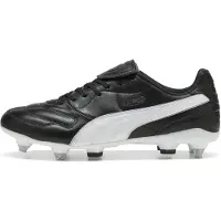 Puma Hommes, Chaussures de football, King Liga Mxsg (44.5), Blanc, Noir, Argent