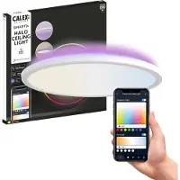 Calex Plafonnier intelligent blanc 40 cm avec LED RGBW IP54 - Siem