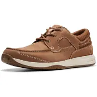 Clarks Sailview Lace Shoes Marron EU 40 Homme