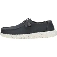 HeyDude Wendy Canvas Chaussures basses pour femmes Noir Taille 39