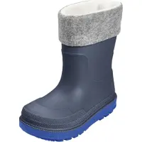 Playshoes Bottes en caoutchouc marine / gris / gris clair