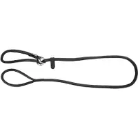 Kerbl Laisse pour chiens coulissante Roma 1,7 m Cuir Noir 81099