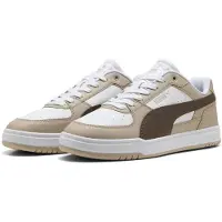 Puma Baskets basses 'Caven III' beige / chocolat / blanc