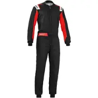 Sparco Rookie Noir/Rouge Combinaison de Karting