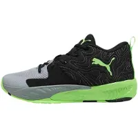 Puma Chaussures de basket Court Pro 3 Mid "Black-Green-Gray" pour Homme