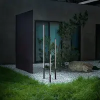 Ideal Lux Lampadaire de jardin à LED 3000 K, anthracite, IP65, JEDI 363721