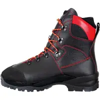 Oregon Bottes anti-coupures / Chaussures anti-coupures Waipoua Noir/Rouge Taille 45