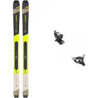 Salomon - Packs skis de randonnée - Skis de Randonnée - Pack Mtn 84 Pure Rainy/Lime 2024 en Bois - Gris