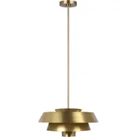 Elstead Lighting Lampe suspendue Brisbin en laiton oxydé 1xE27 60W Feiss