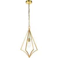 Elstead Lighting Lampe suspendue Nico en laiton oxydé 1xE27 60W Feiss