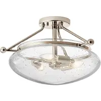 Kichler Belle plafonnier nickel poli Kichler QN-BELLE-SF-PN