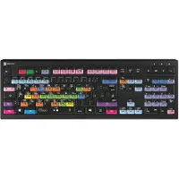 Logickeyboard LKB-FLS-A2PC-DE Clavier USB QWERTZ Français Noir (LKB-FLS-A2PC-DE)