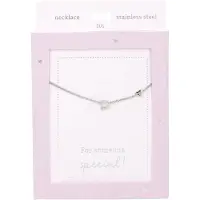 Depesche Collier « Heart of Gold » couleur argent avec la lettre D