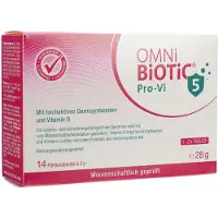 INSTITUT ALLERGOSAN Deutschland (privat) GmbH OMNi-BiOTiC ProVi-5 poudre avec symbiote intestinal hautement actif et vitamine D, 14 sachets