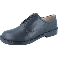 Finn Comfort Chaussure à lacets 'Schnürschuh Herren 01201 060099 Echtleder in schwarz' noir