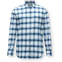 Fynch&Hatton 16096270 Long Sleeve Shirt Bleu M Homme
