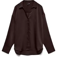 Vero Moda Miro Long Sleeve Shirt Marron S Femme