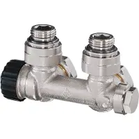 Heimeier Vanne thermostatique pour radiateur de salle de bain, IG 1/2 pouce, 1 pièce.