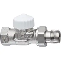 Heimeier V-exakt II Vanne thermostatique-UT bronze nickelé, forme de passage 1/2