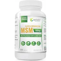 Wish , Organic Sulphur MSM 500 mg, 250 comprimés