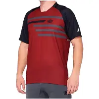 100% Hommes, Chemise, Celium Enduro/Trail, Rouge, (M)