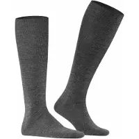 Falke Chaussettes montantes anthracite / blanc