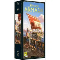 Asmodee 7 Wonders Armada Expansion Jeu de plateau Edition italienne
