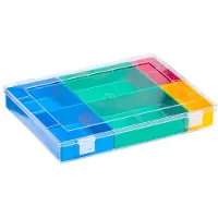 Hünersdorff Boîte de rangement PS-PREMIUM avec 7 boîtes intérieures, boîte de rangement robuste