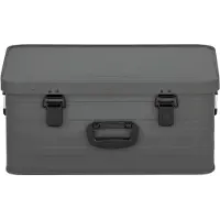 Enders Alubox Toronto M, gris, 47 litres, coffre en aluminium, épaisseur des parois : 1 mm, résistant aux éclaboussures