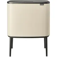 Brabantia Poubelle Bo Touch, dimensions : 540 mm, 312 mm, 680 mm, poids : 5,5 kg, origine : Belgique