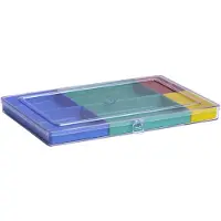 Hünersdorff Boîte de rangement assortiment PS-PREMIUM avec 7 boîtes intérieures, boîte de tri robuste