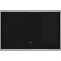 Siemens iQ700, Table de cuisson à induction, 80 cm, Noir, Avec cadre en pose libre, EX845HVC1E