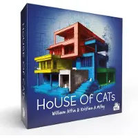 Matagot Jeu de socit House of Cats - Engagez-vous dans une bataille fantaisiste d'esprit et de chance ! Jeu de stratgie amusant Roll and Write