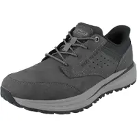 SKECHERS Slip-In, chaussures de sport grises à lacets