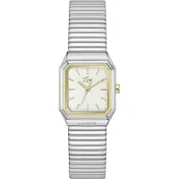 Lacoste Montre pour femmes, collection avec mouvement à quartz à trois aiguilles, bracelet en métal argenté