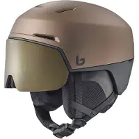 Bolle - Casque de ski/snowboard - X-Fusion Tungsten Black Matte Photochromic Gold - Taille 59-62 cm - Marron