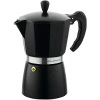 Florina MACCHIATO Machine à café à pression en aluminium, cafetière espresso, 6 tasses d'espresso