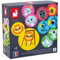 Janod - Jeu de mémoire "Tableau des émotions", multicolore, taille unique