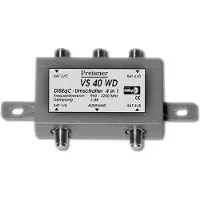 Televes VS40WD Kabelspalter oder -kombinator Kabelkombinierer (Multi commutateur), Parabole : accessoires, Gris
