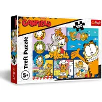 Trefl Puzzle 100 Garfield paresseux 16521