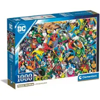 Clementoni CLE puzzle 1000 Compact DC Com.JusticeLeague 39863