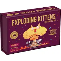 Asmodee Jeu d’ambiance Exploding Kittens Party Pack Edition