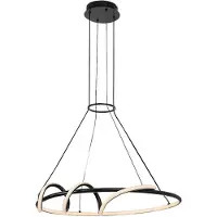 Rabalux 72022 Suspensions Menazi LED 46 métal silicone noir