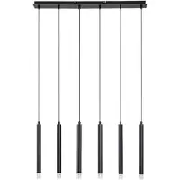Rabalux 72362 Lampes suspendues Ramira G9 6x MAX 5 métal acrylique noir