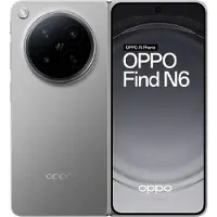 OPPO Find N6 (512 Go, Titane stellaire, 8.12", Double SIM, 5G), Téléphone portable, Gris